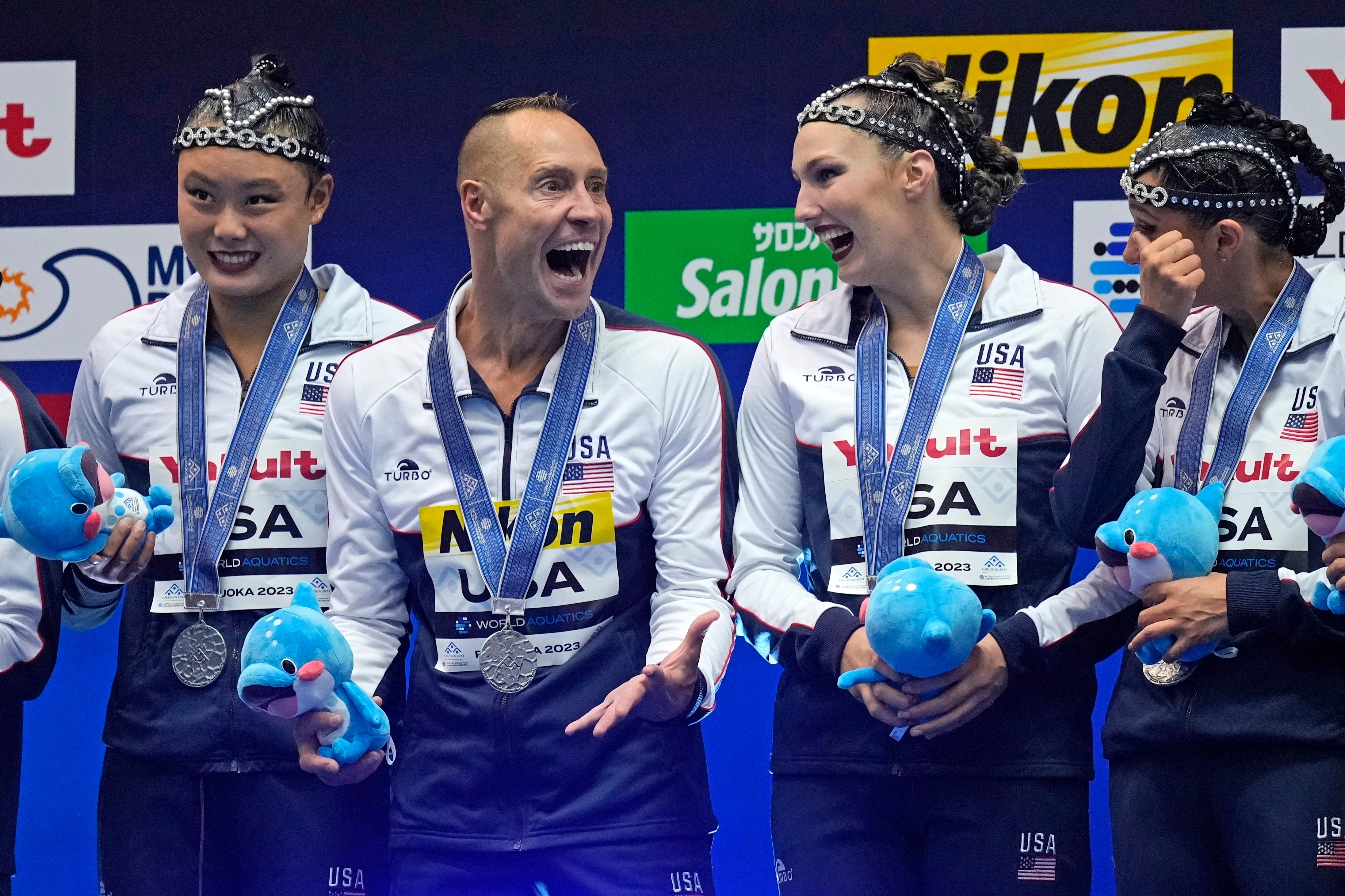 Male Artistic Swimmer Olympics