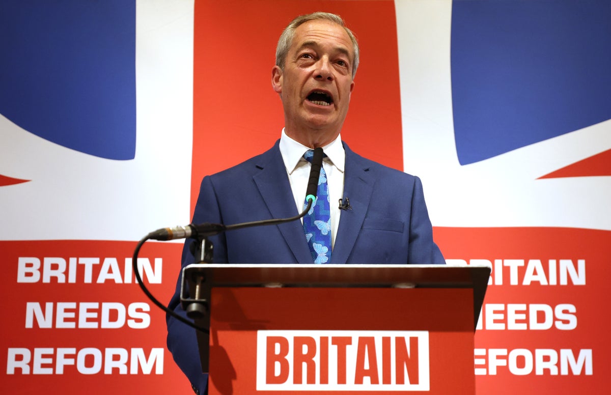 Nigel Farage latest: Reform UK leader starts campaign in Clacton as poll guru says he may cost Tories 60 seats