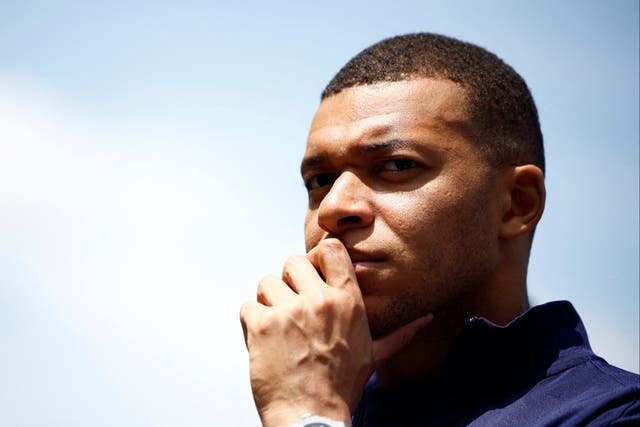 <p>Kylian Mbappe will join Real Madrid when his current deal with PSG expires on 1 July</p>