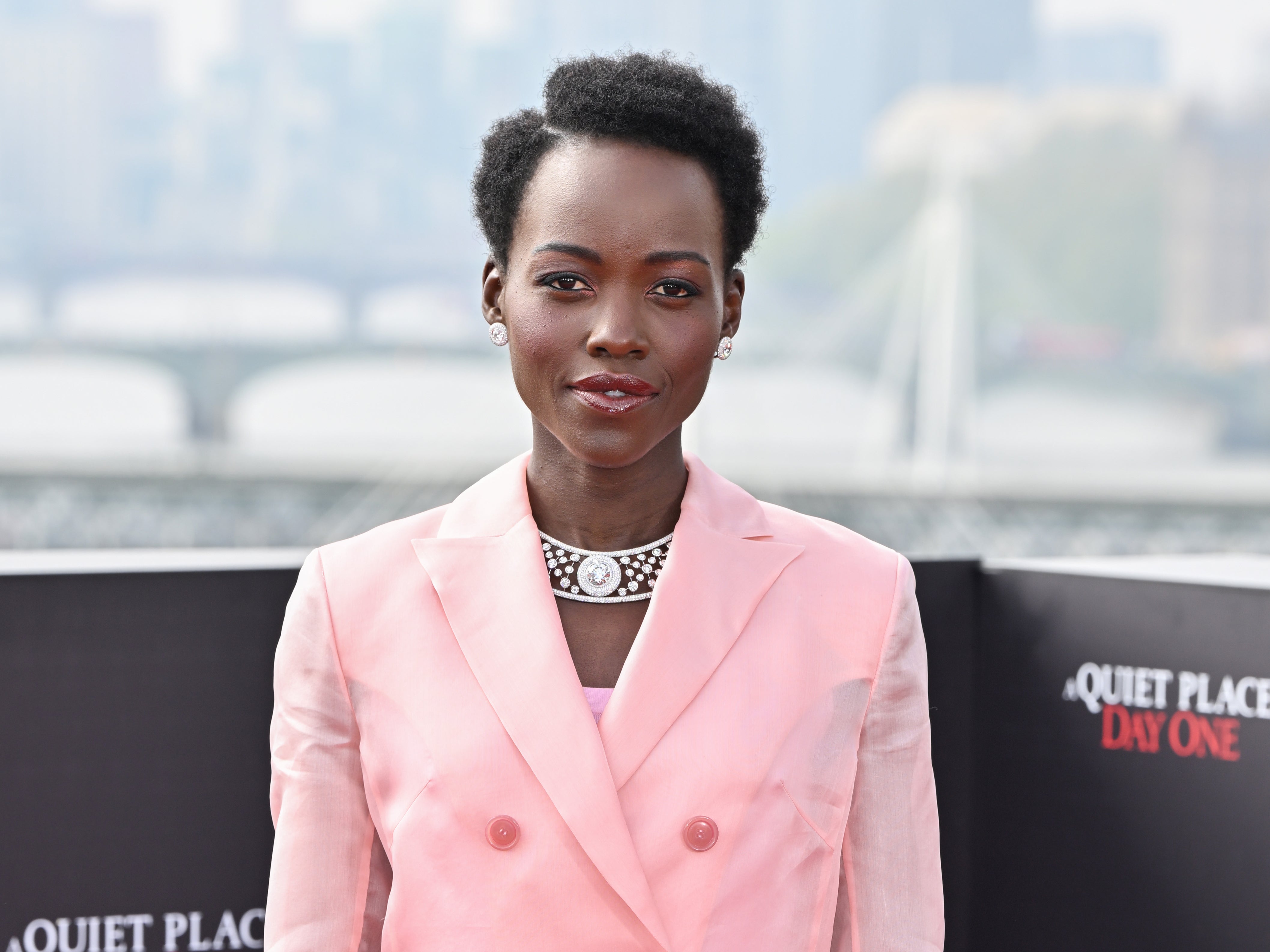 Lupita Nyong'o attends a photocall in London in support of 'A Quiet Place: Day One'