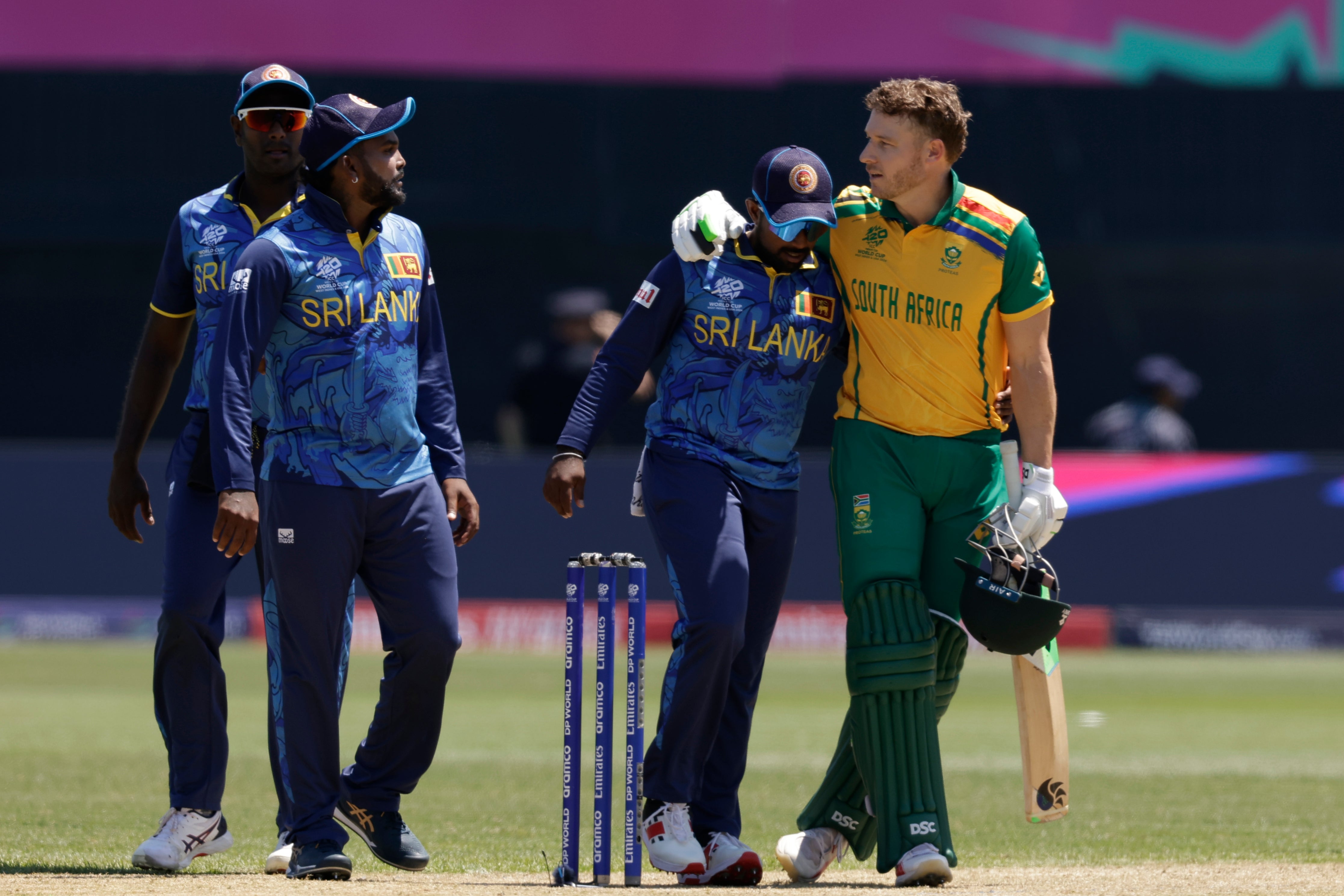 South Africa have progressed from Group D after beating Sri Lanka earlier in the tournament