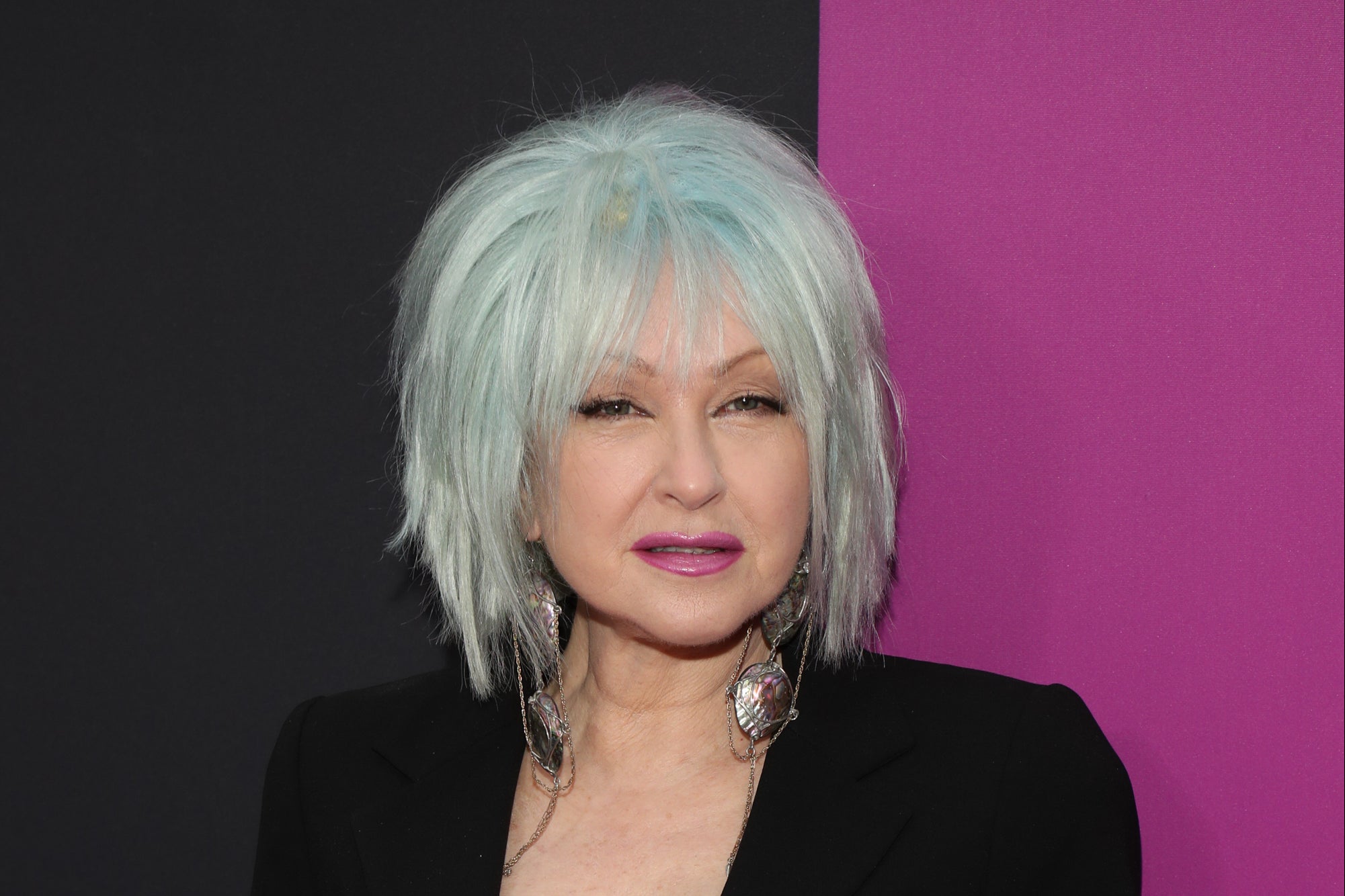 Cyndi Lauper, who has just announced her ‘Girls Just Wanna Have Fun’ Farewell Tour, pictured in New York in April 2024