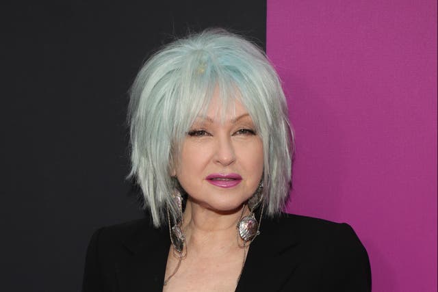 <p>Cyndi Lauper, who has just announced her ‘Girls Just Wanna Have Fun’ Farewell Tour, pictured in New York in April 2024</p>