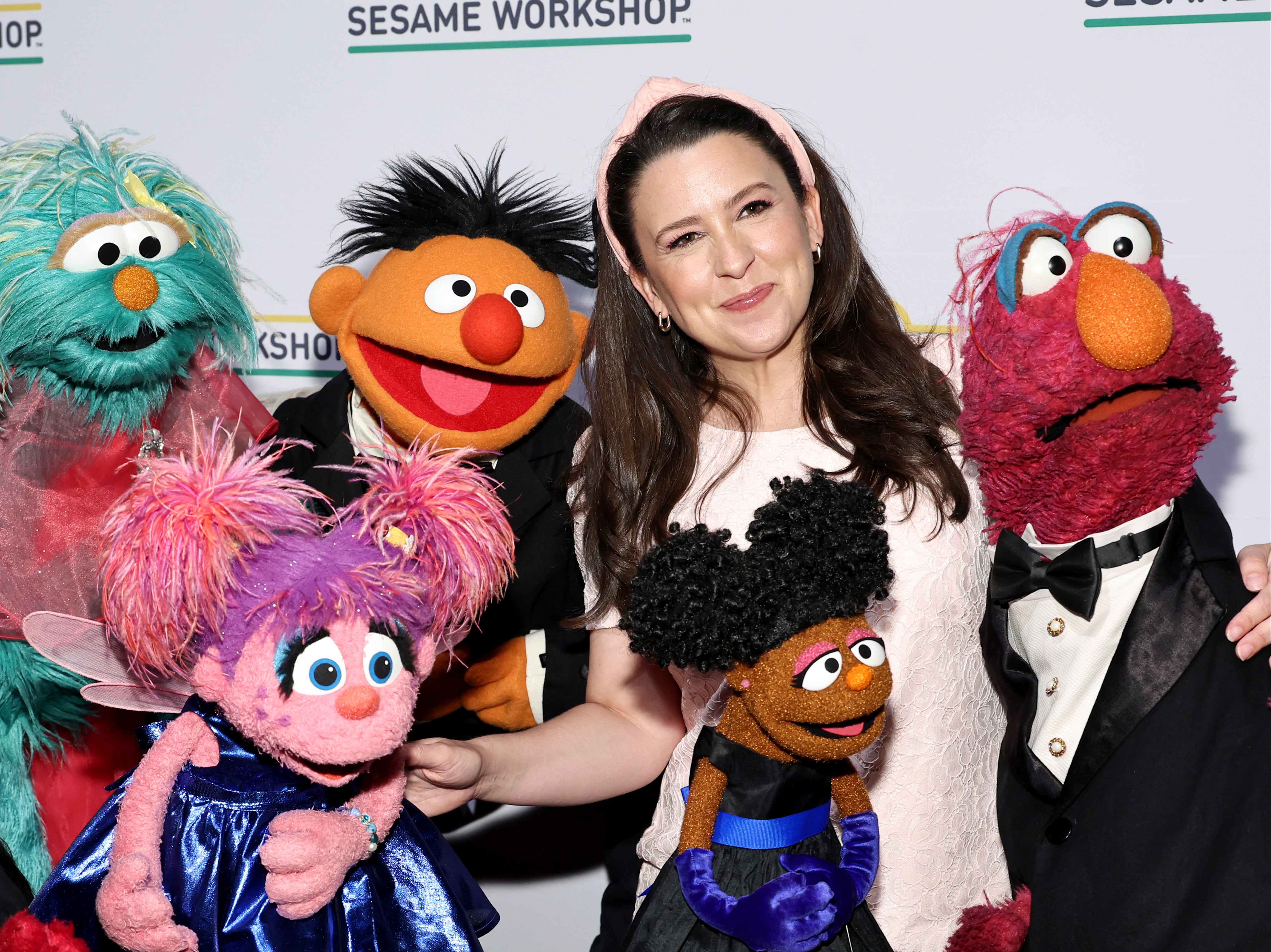 Ms Rachel attends a Sesame Street benefit gala on May 29, 2024. She is now facing conservative criticism for her post to start Pride month.