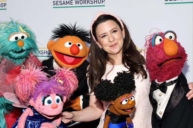 <p>Ms Rachel attends a Sesame Street benefit gala on May 29, 2024. She is now facing conservative criticism for her post to start Pride month. </p>