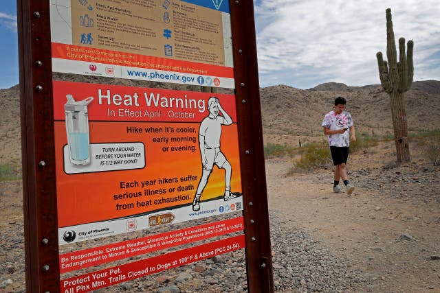 <p>17m under severe heat warning as Death Valley set for 120F </p>