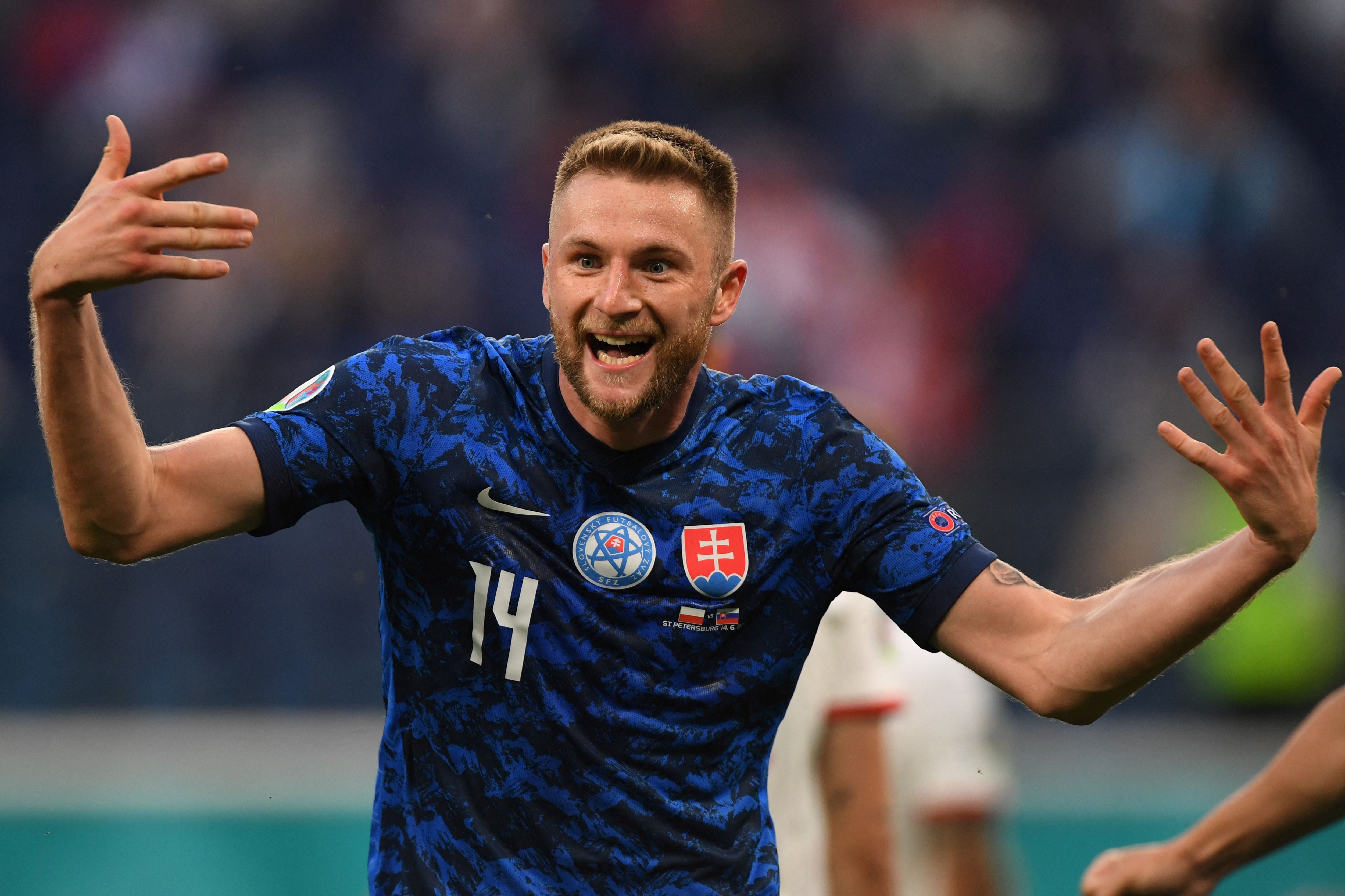 Captain of the team, Milan Skriniar sets the example for Slovakia and has high hopes for the tournament.