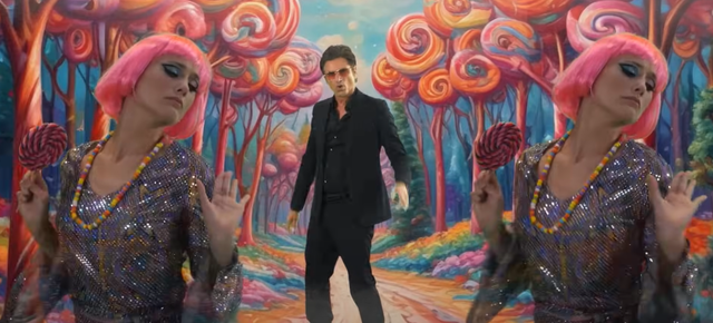 <p>John Stamos performing the opening track from Willy’s Candy Spectacular: A Musical Parody</p>
