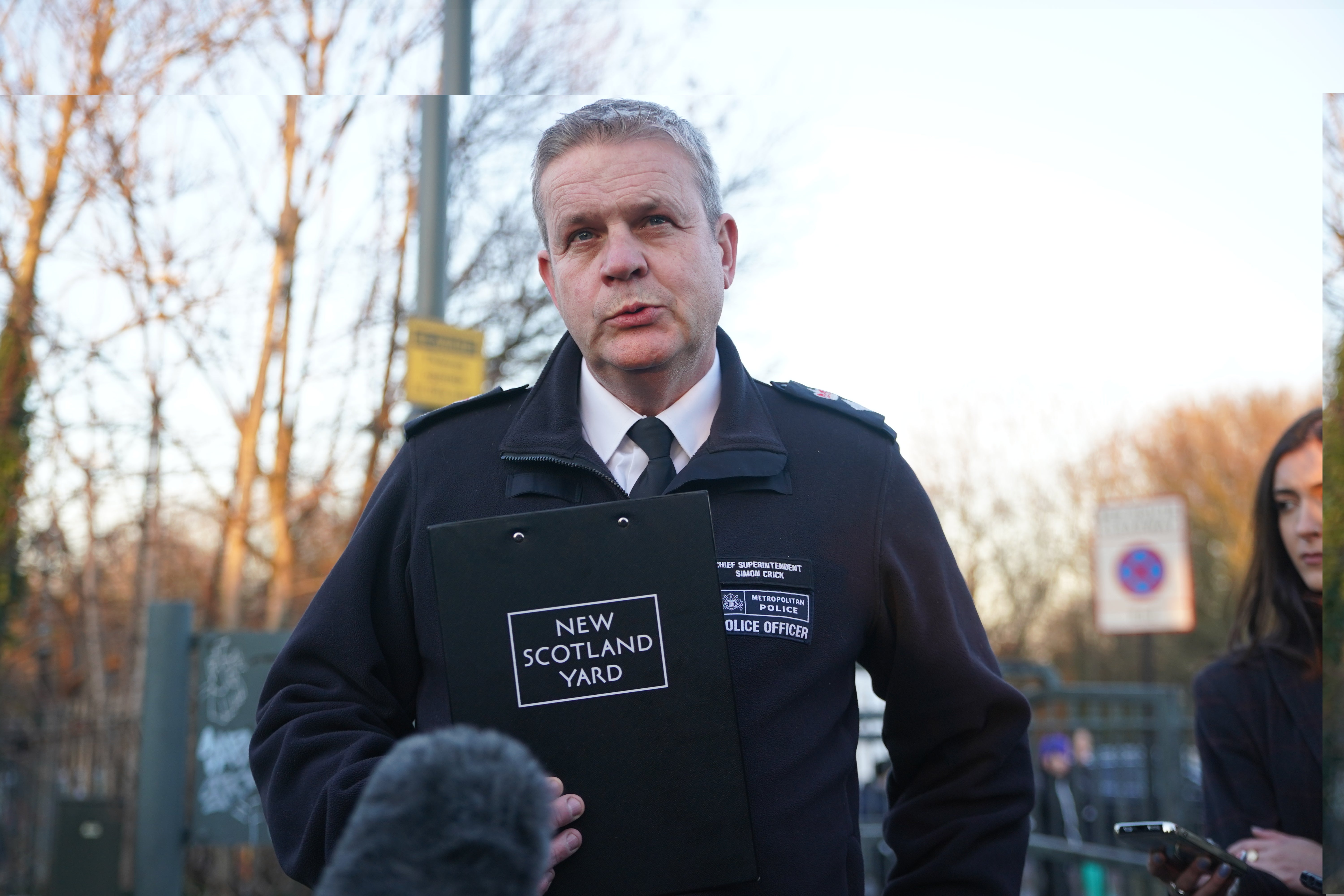 Chief Superintendent Simon Crick speaking at the time of the discovery of Baby Elsa’s body. He appealed for a woman spotted at the scene to come forward - but she has yet to make herself known to officers