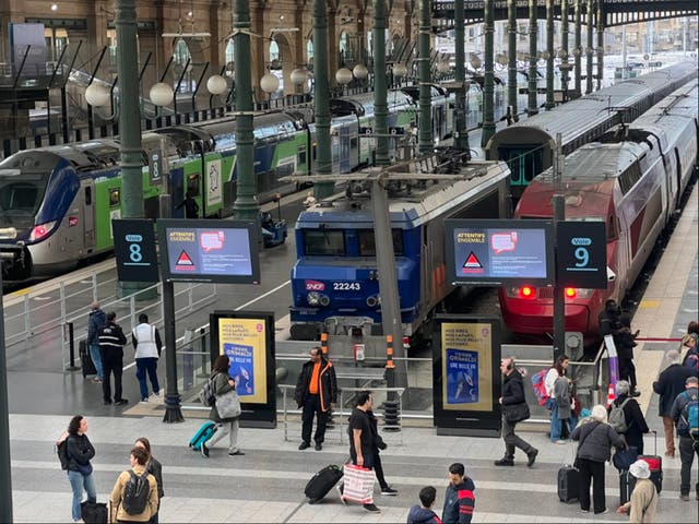 <p>Going places: Gare du Nord in Paris, the busiest railway station in France</p>