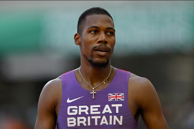 <p>Zharnel Hughes will miss the European Championships in Rome</p>