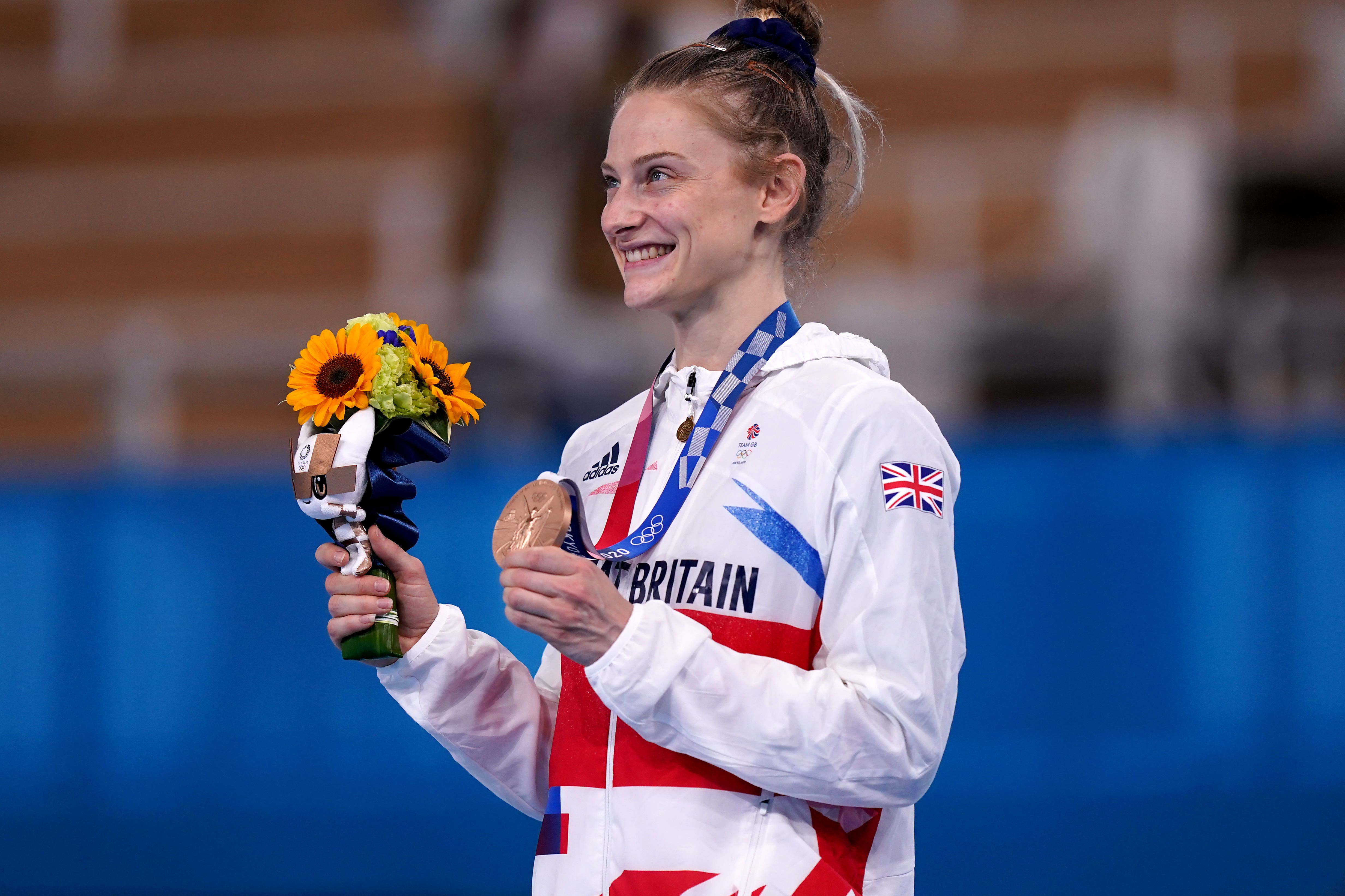 Bryony Page is going for gold at the Paris Olympics and then wants a career in the circus (Mike Egerton/PA)