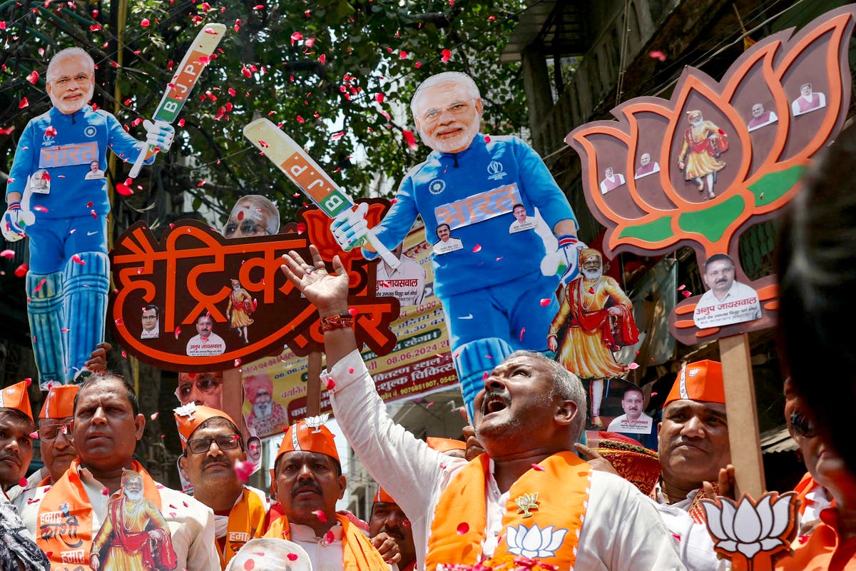 India election result 2024 live updates: Modi’s BJP loses outright majority