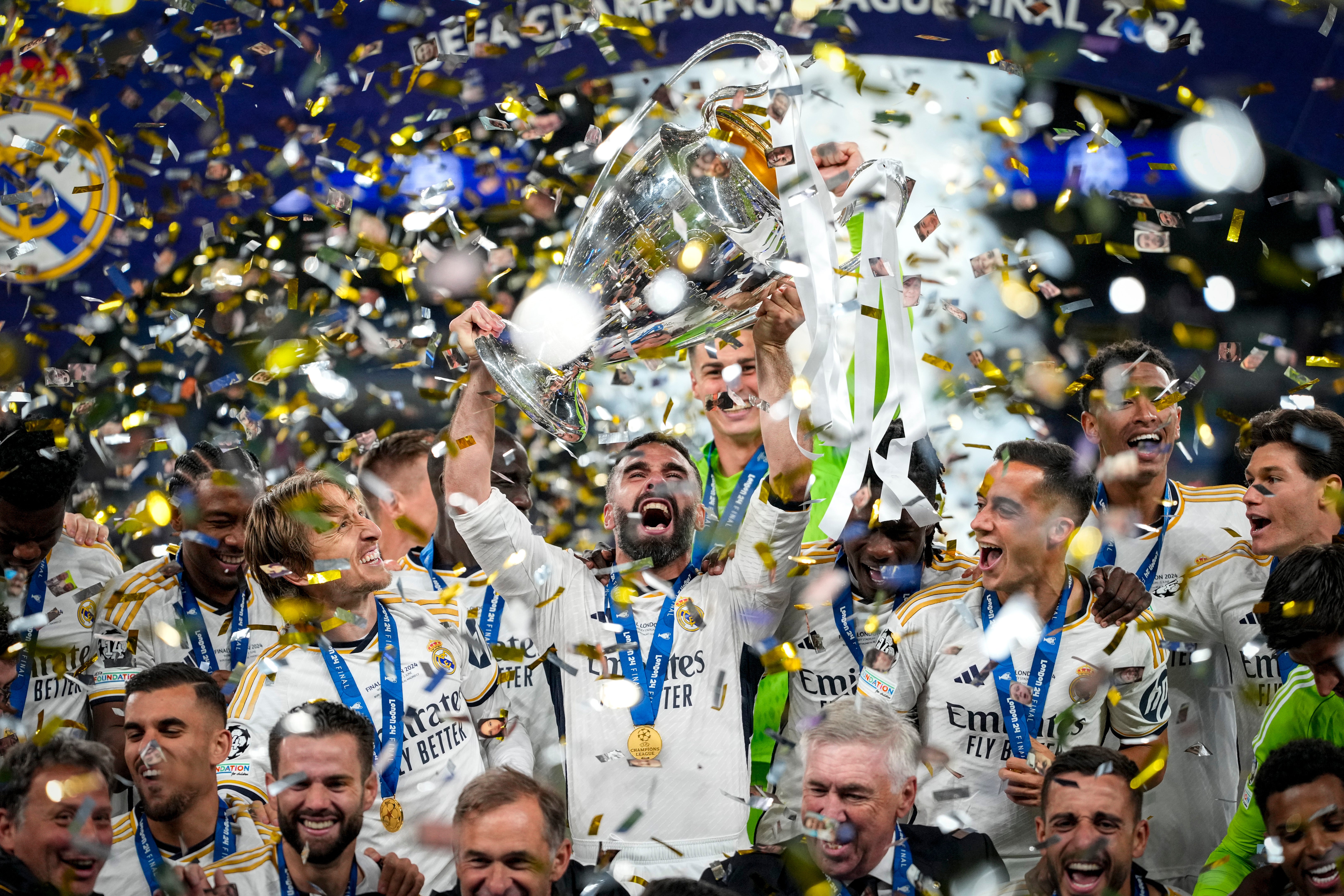 Real Madrid won last season’s Champions League at Wembley