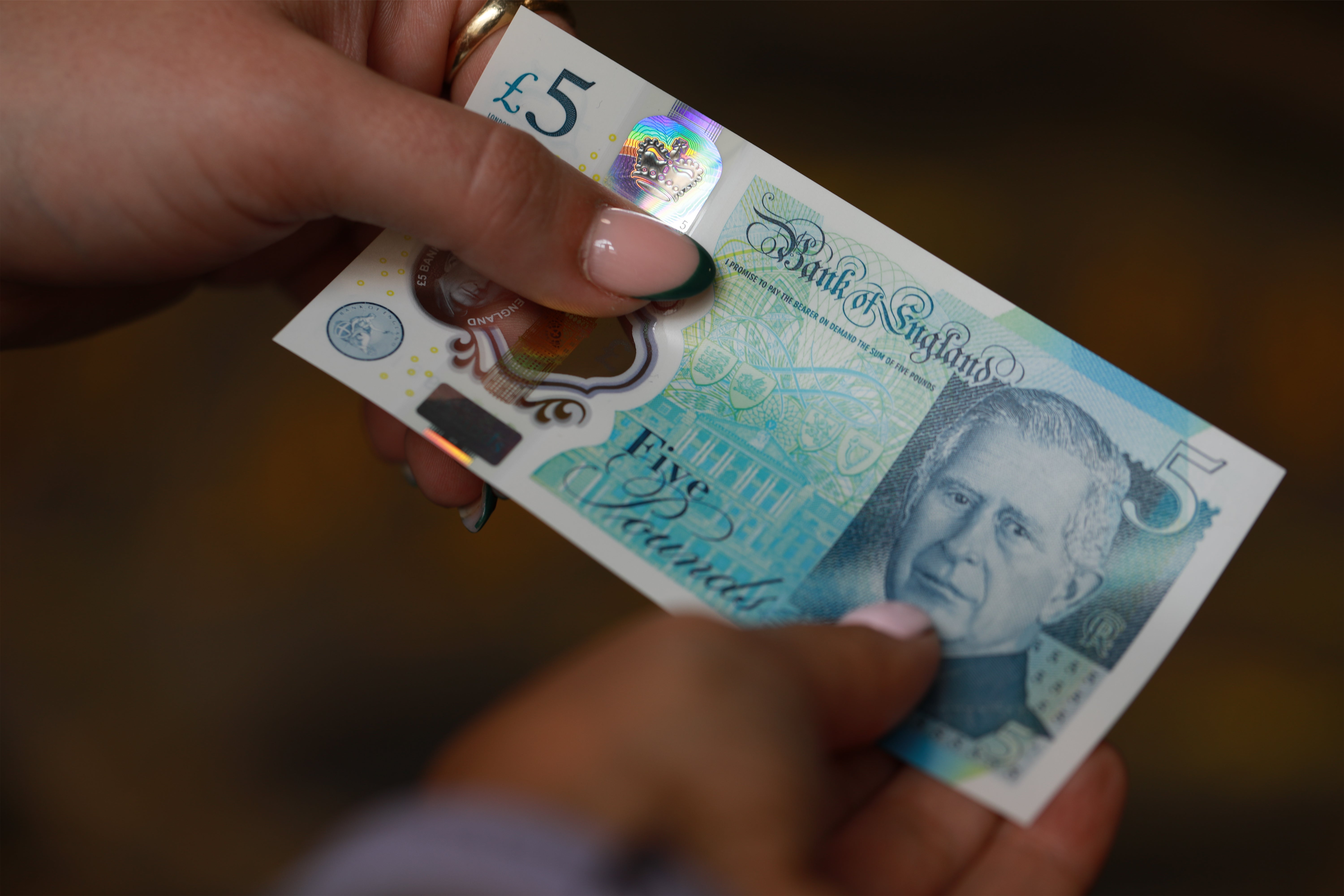Neamtu was allegedly told by Trica ‘give me back those £5’ (Bank of England/PA Wire)