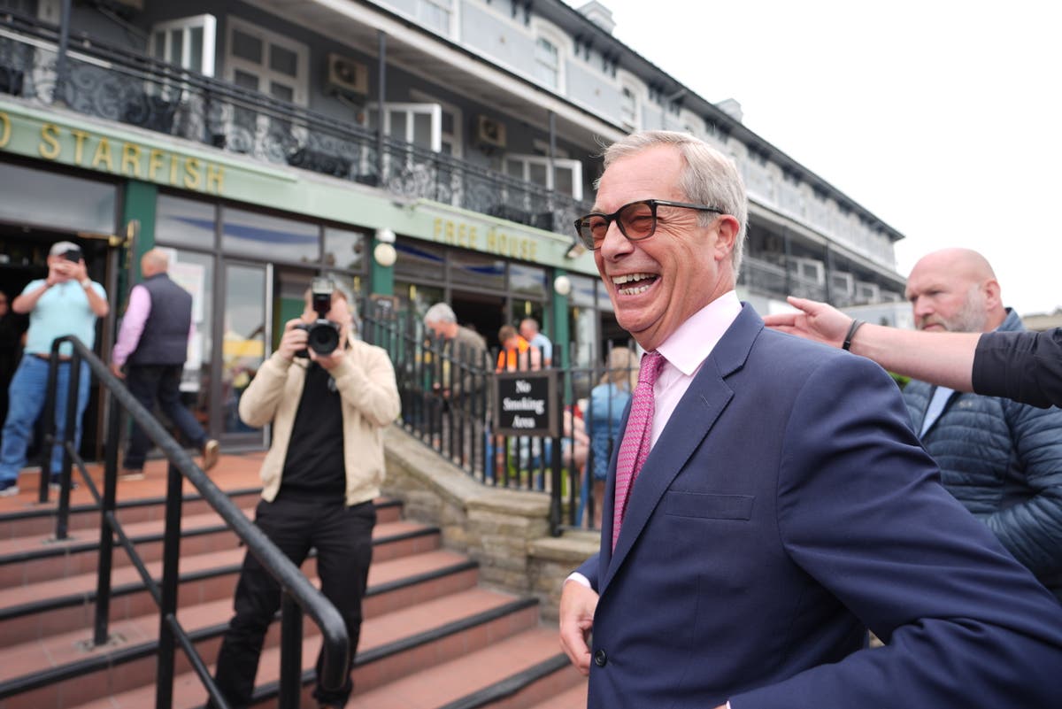 Farage could win Reform UK as many as four seats at election, says YouGov