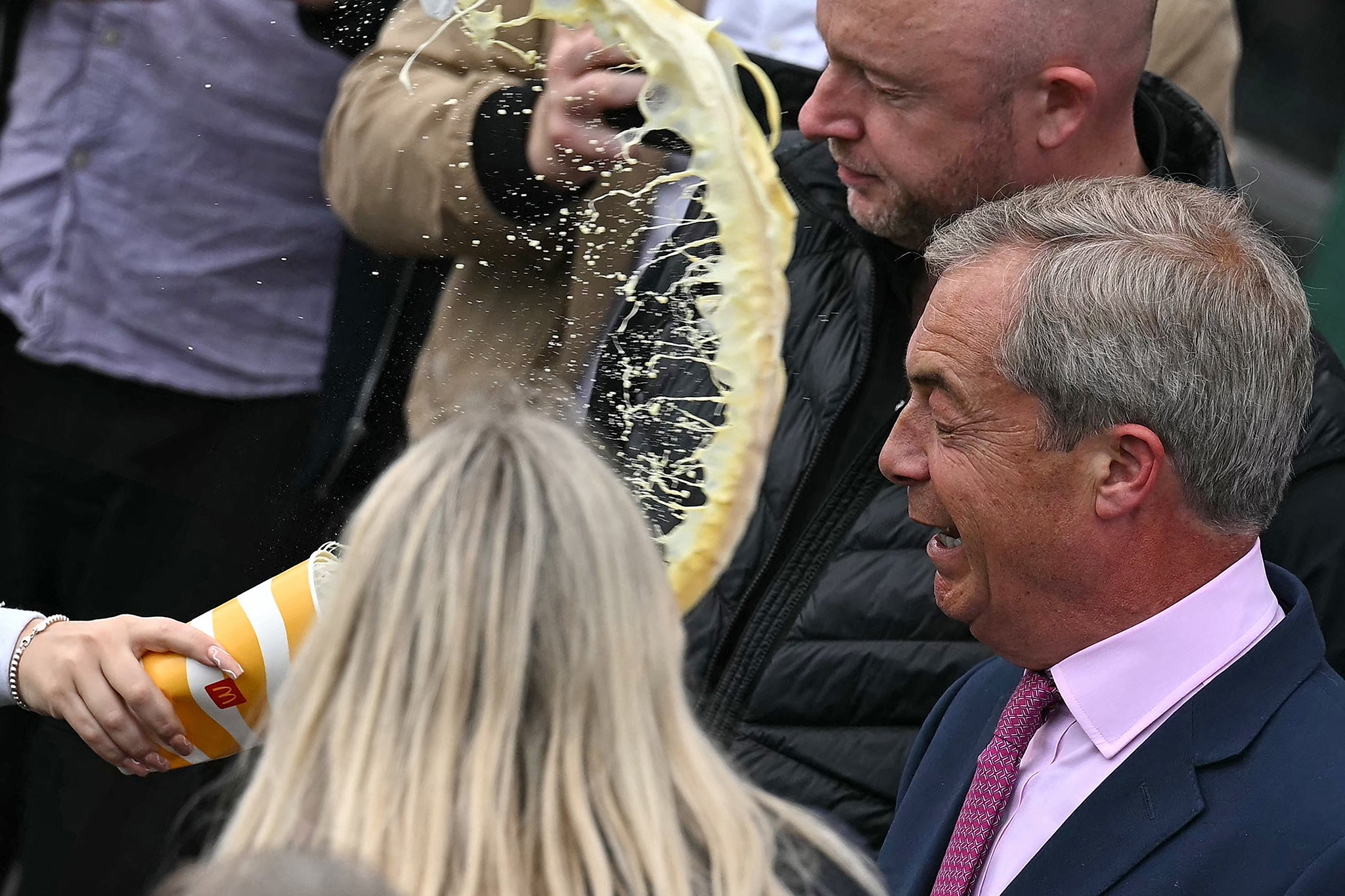 No matter what you think of Nigel Farage, the reality is that it is assault, plain and simple