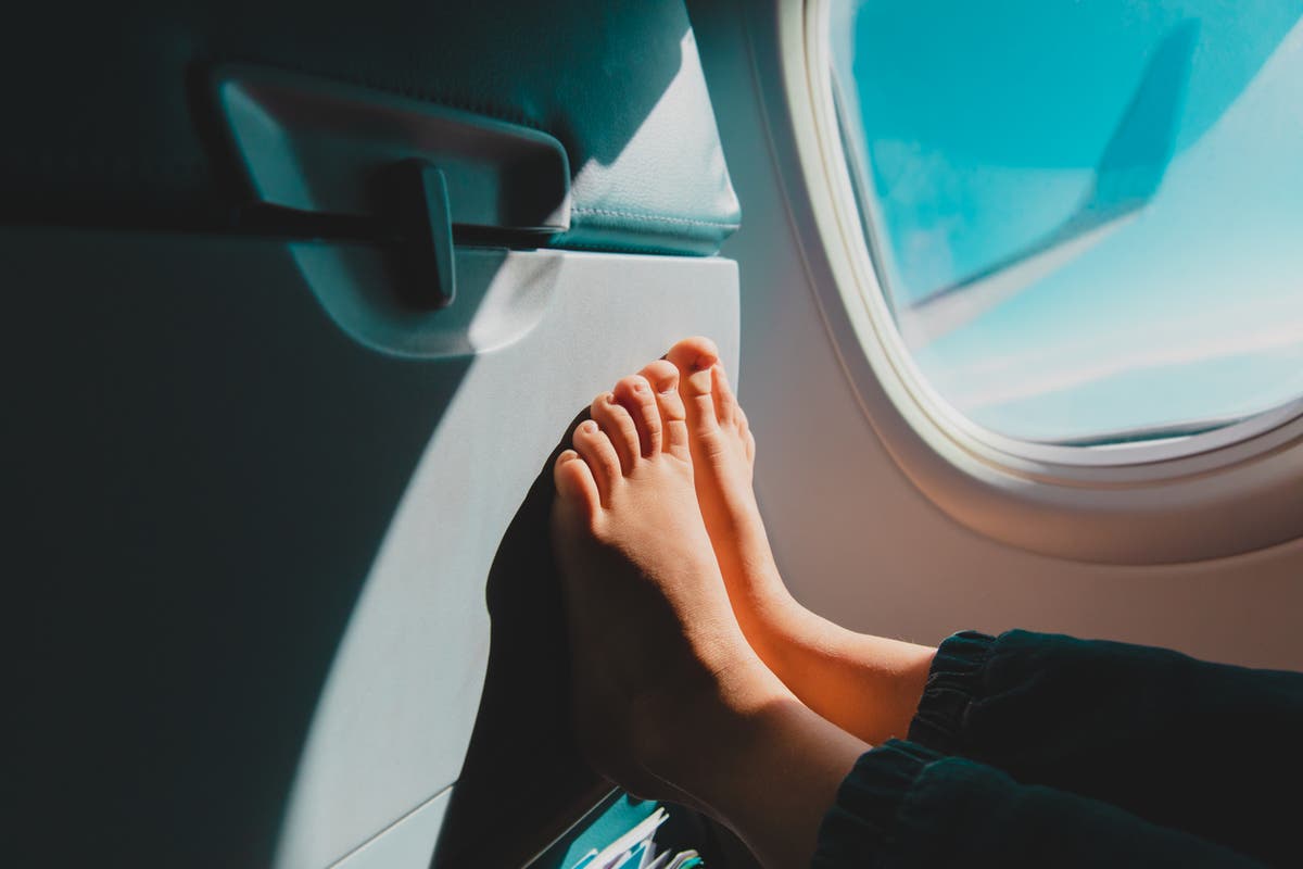 Passenger called ‘gross’ for taking shoes and socks off mid-flight