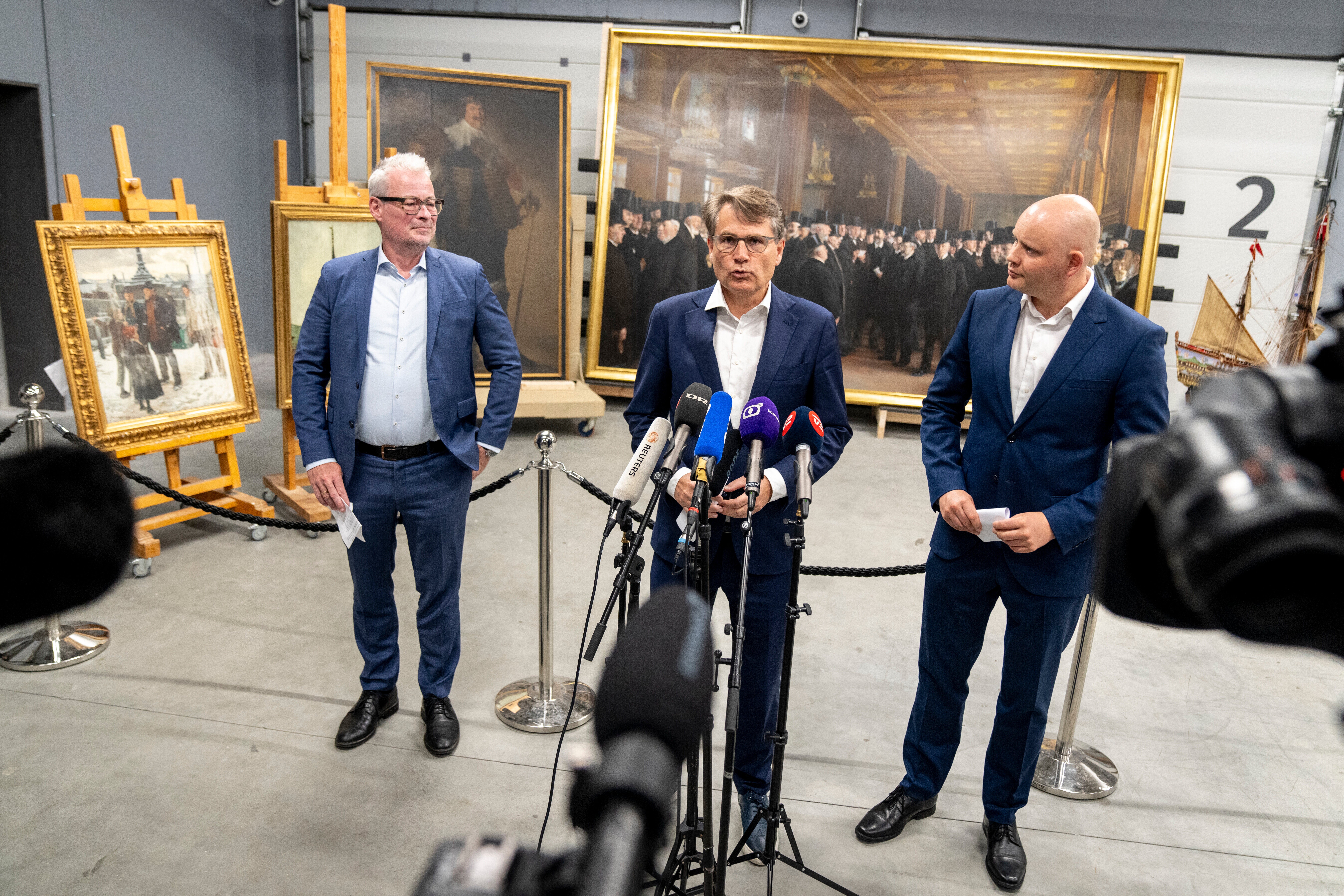 Denmark Fire Recovered Art