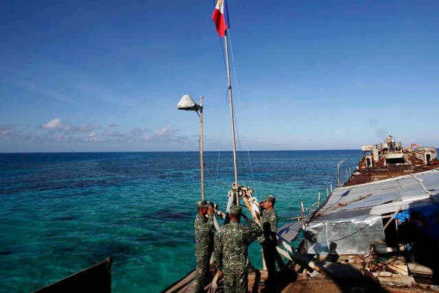 Philippines-China-Disputed Shoal