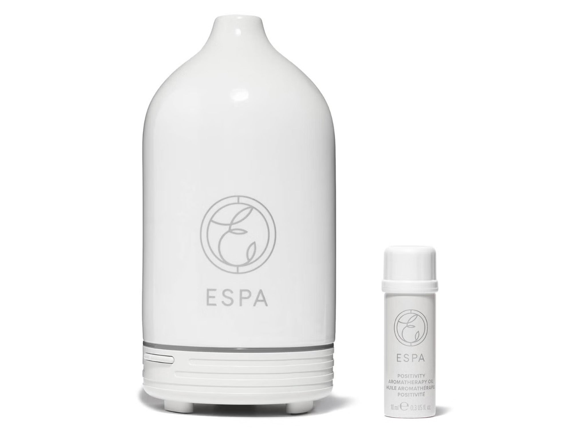 ESPA aromatherapy essential oil diffuser starter kit, positivity