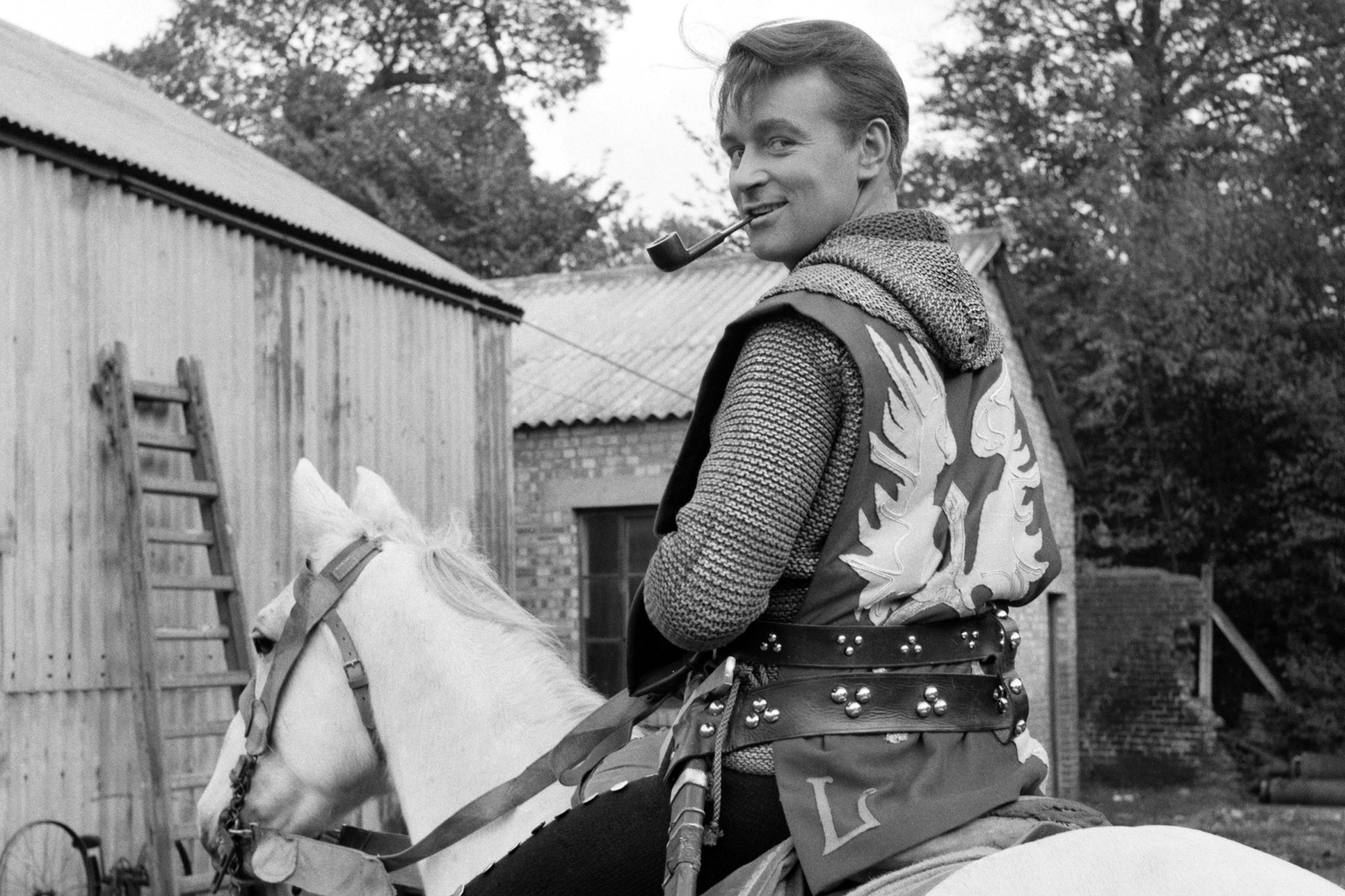 William Russell in ‘The Adventures of Sir Lancelot’, circa 1956