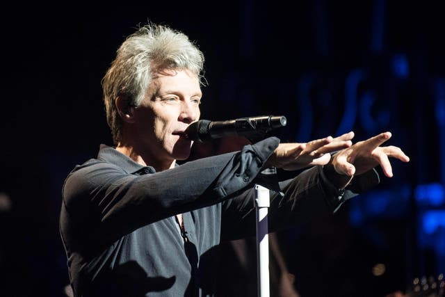Jon Bon Jovi live on stage (PA)