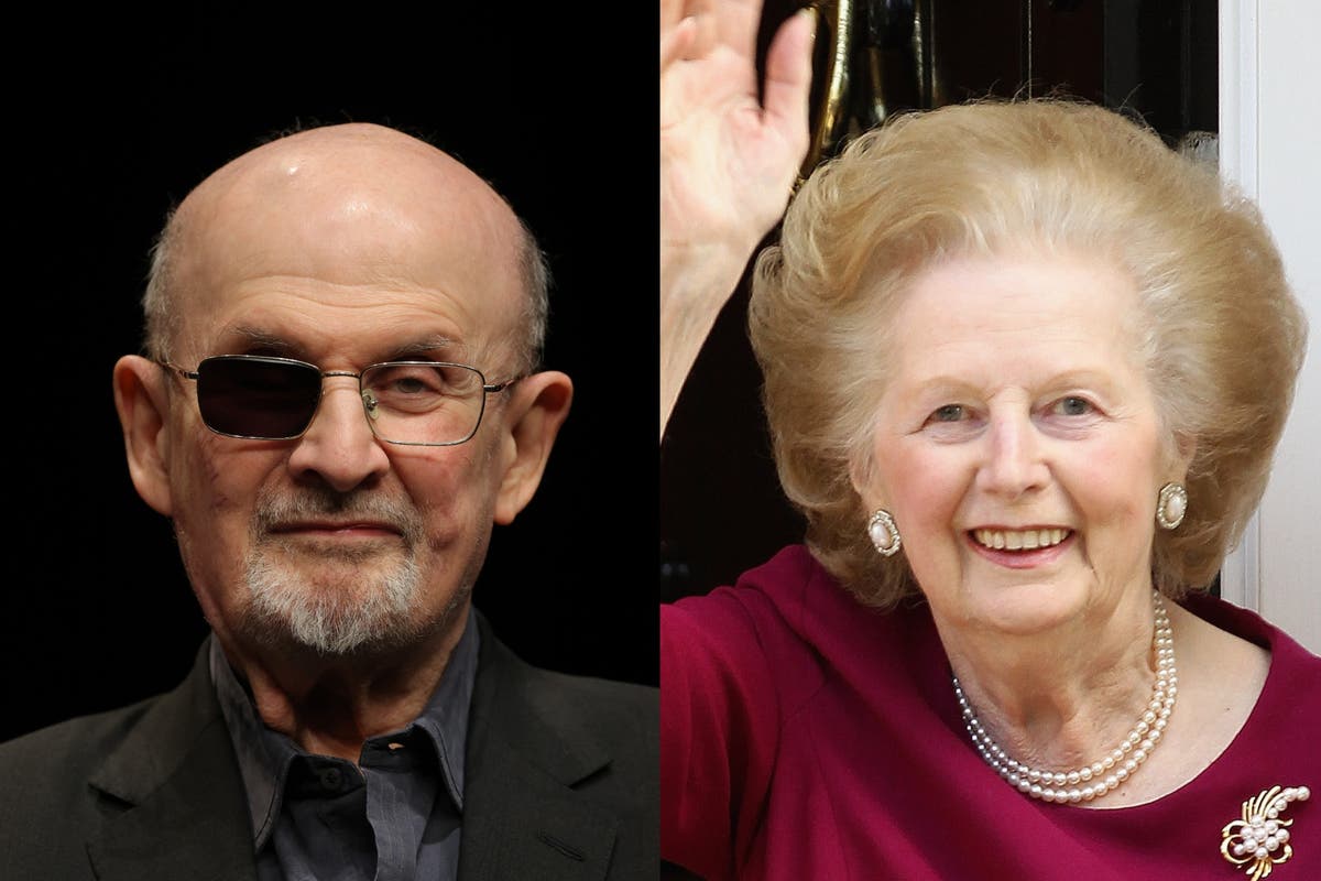 Salman Rushdie recalls ‘touchy-feely’ interaction with ‘auntie-like’ Margaret Thatcher