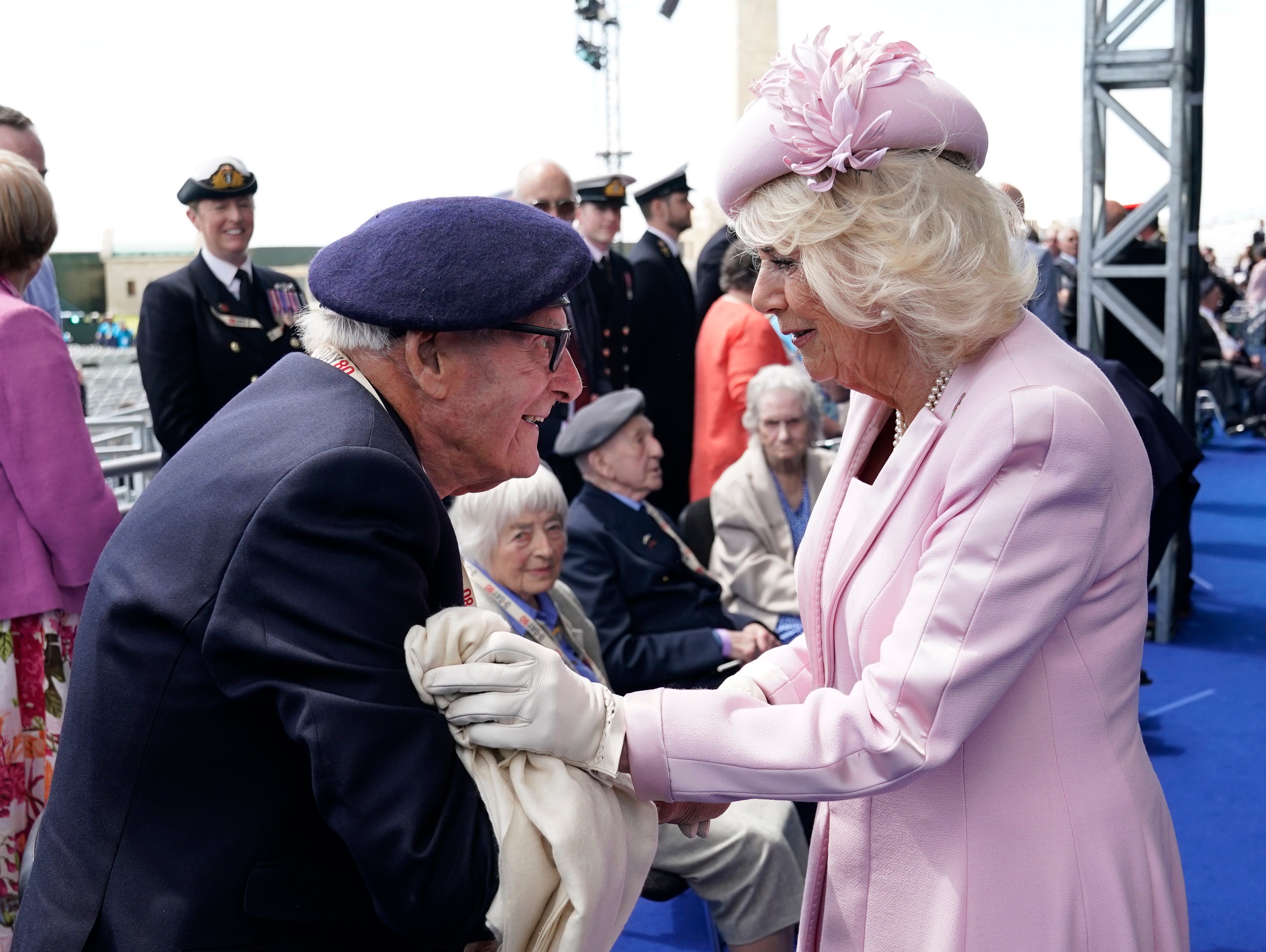 Camilla met with veterans