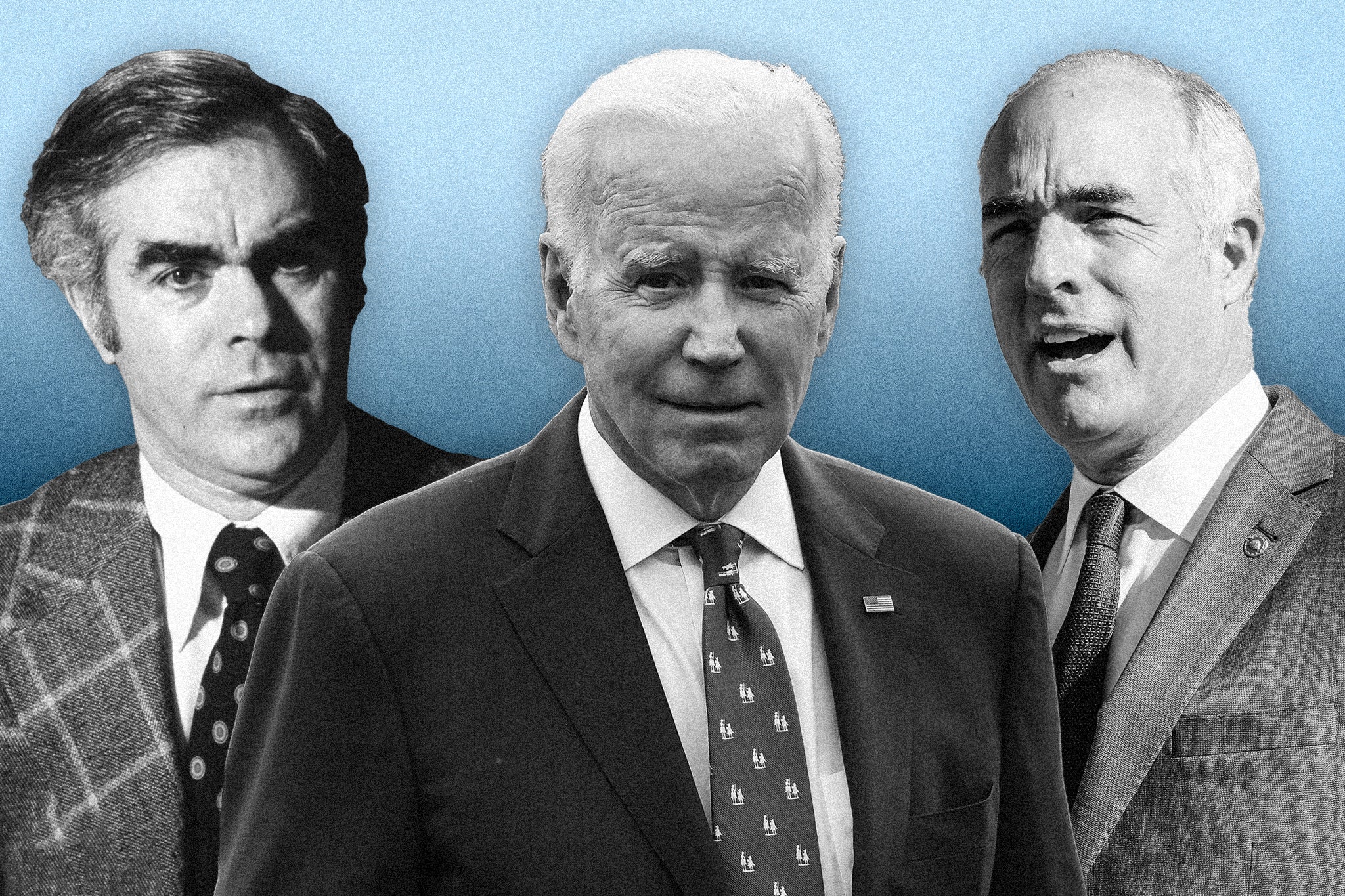 Senator Bob Casey (right) has been friends with Joe Biden for years, while his father, Bob Casey Sr (left) was one of the strongest opponents of abortion in the Democratic Party