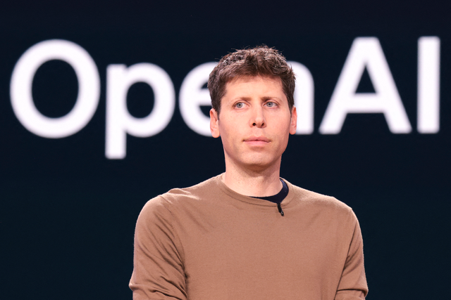 <p>OpenAI CEO Sam Altman speaks during the Microsoft Build conference at the Seattle Convention Center Summit Building in Seattle, Washington on May 21, 2024</p>