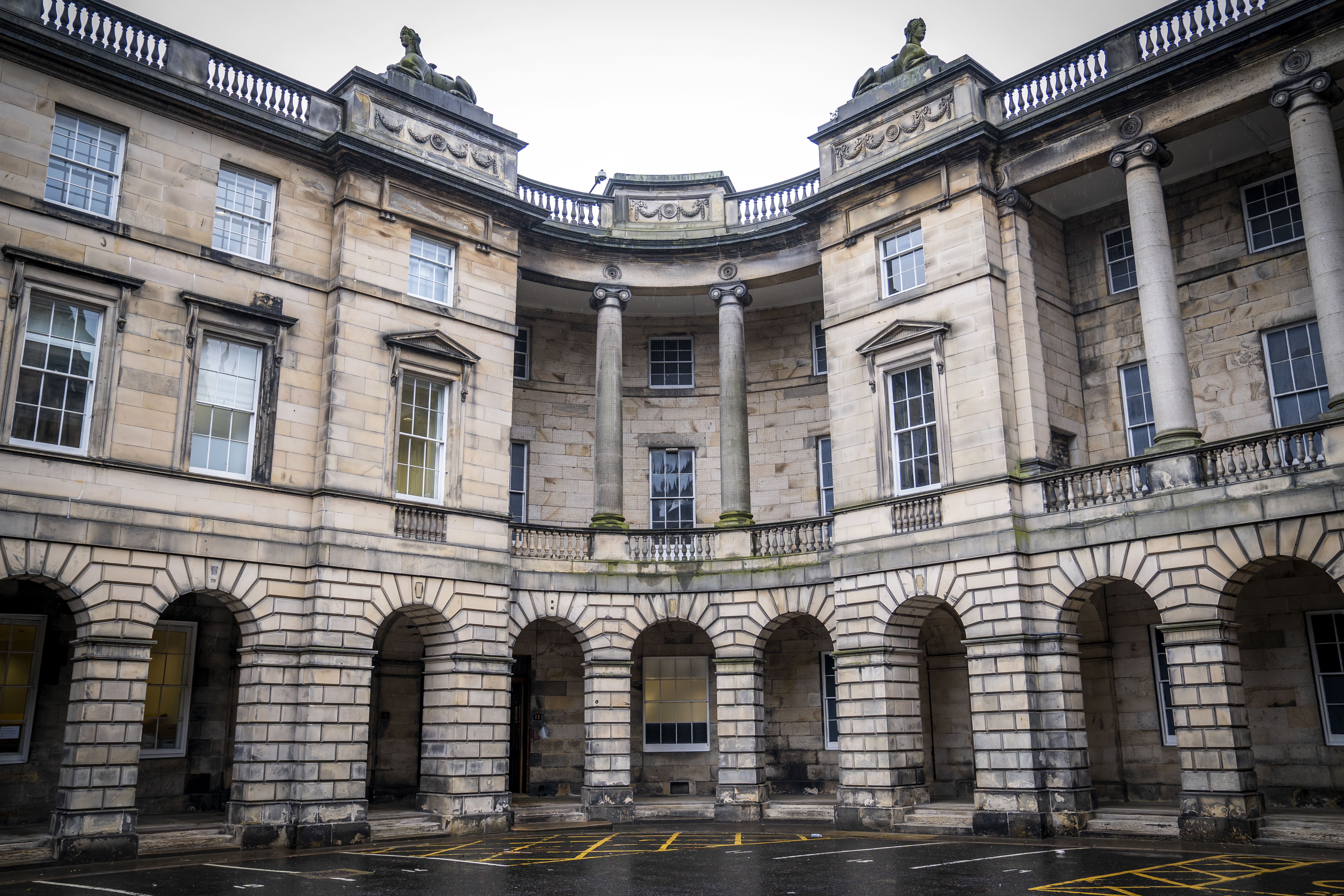 A nine-judge bench at the Court of Session in Edinburgh is hearing arguments for the overturning of a decades-old rule (Jane Barlow/PA)