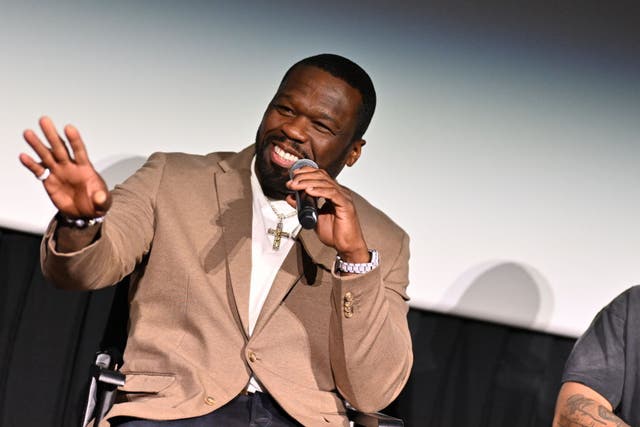 <p>Rapper 50 Cent in May at an event in Atlanta</p>