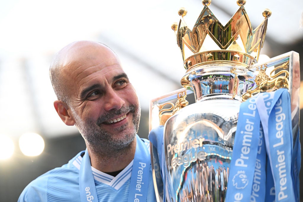 Pep Guardiola’s side have won four Premier League titles in a row