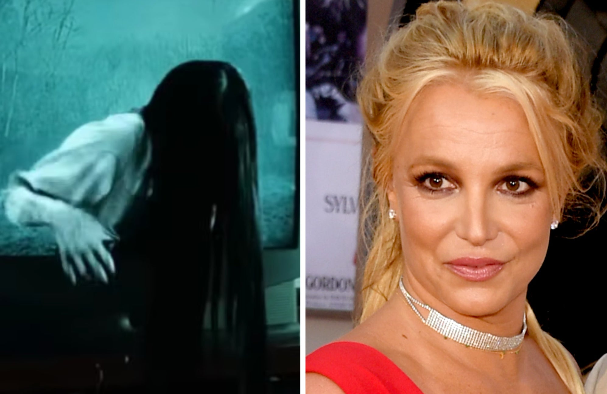 Britney Spears shared the video from the 2002 horror ‘The Ring’