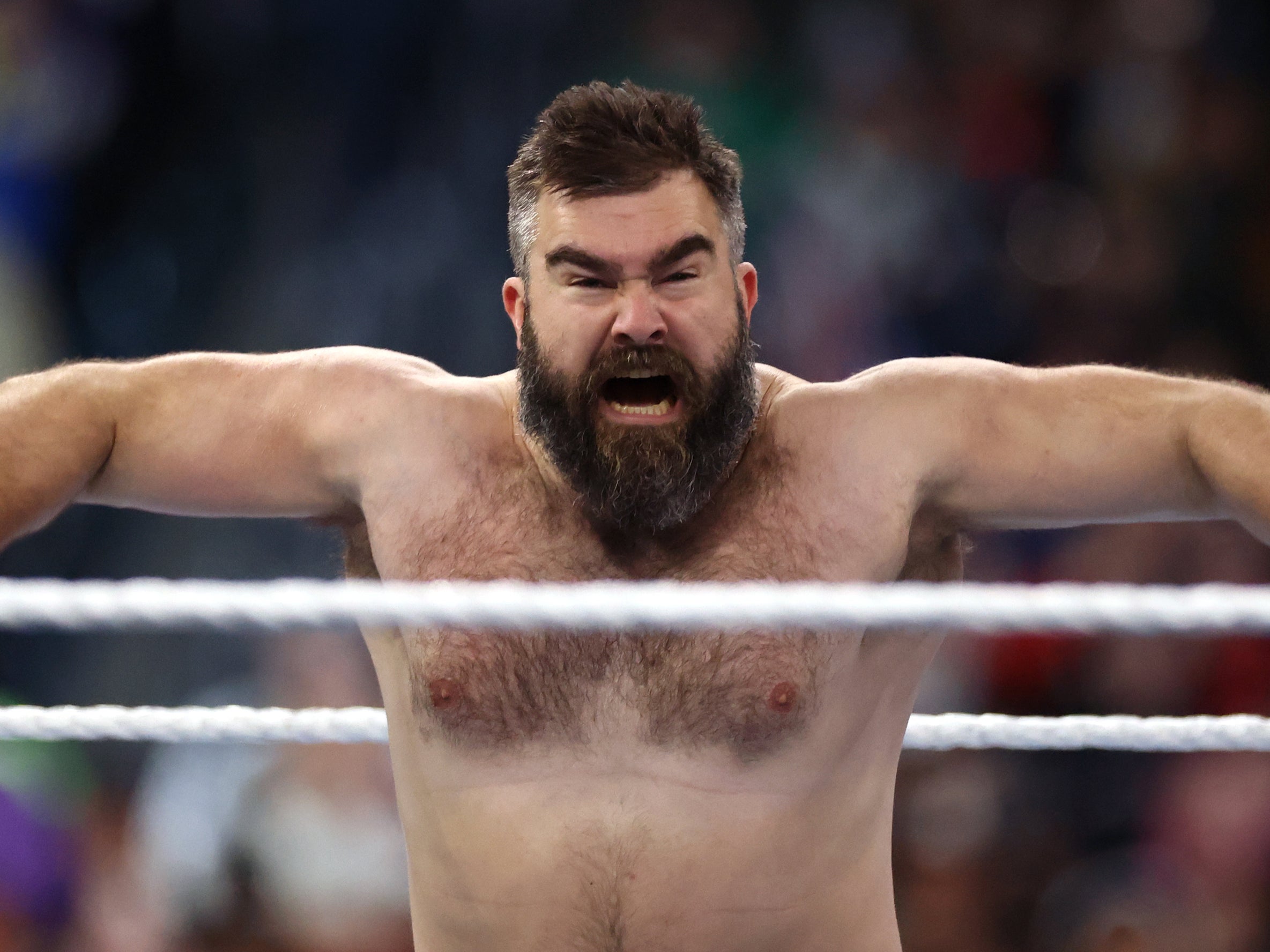 Jason Kelce admits he hasn't washed his hair in months | The Independent