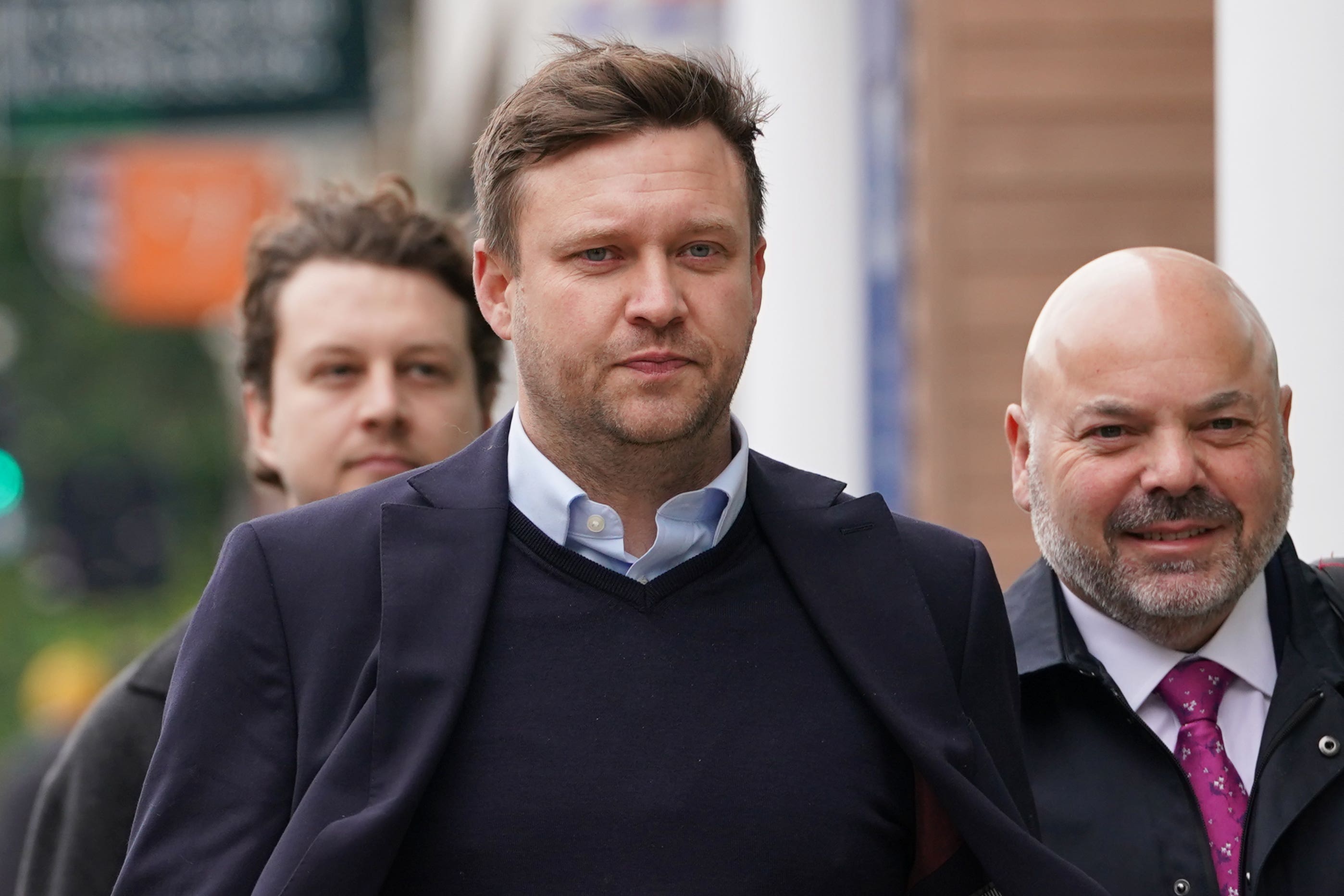 Scott Law, 43, arrives at Highbury Corner Magistrates’ Court, north London (Lucy North/PA)
