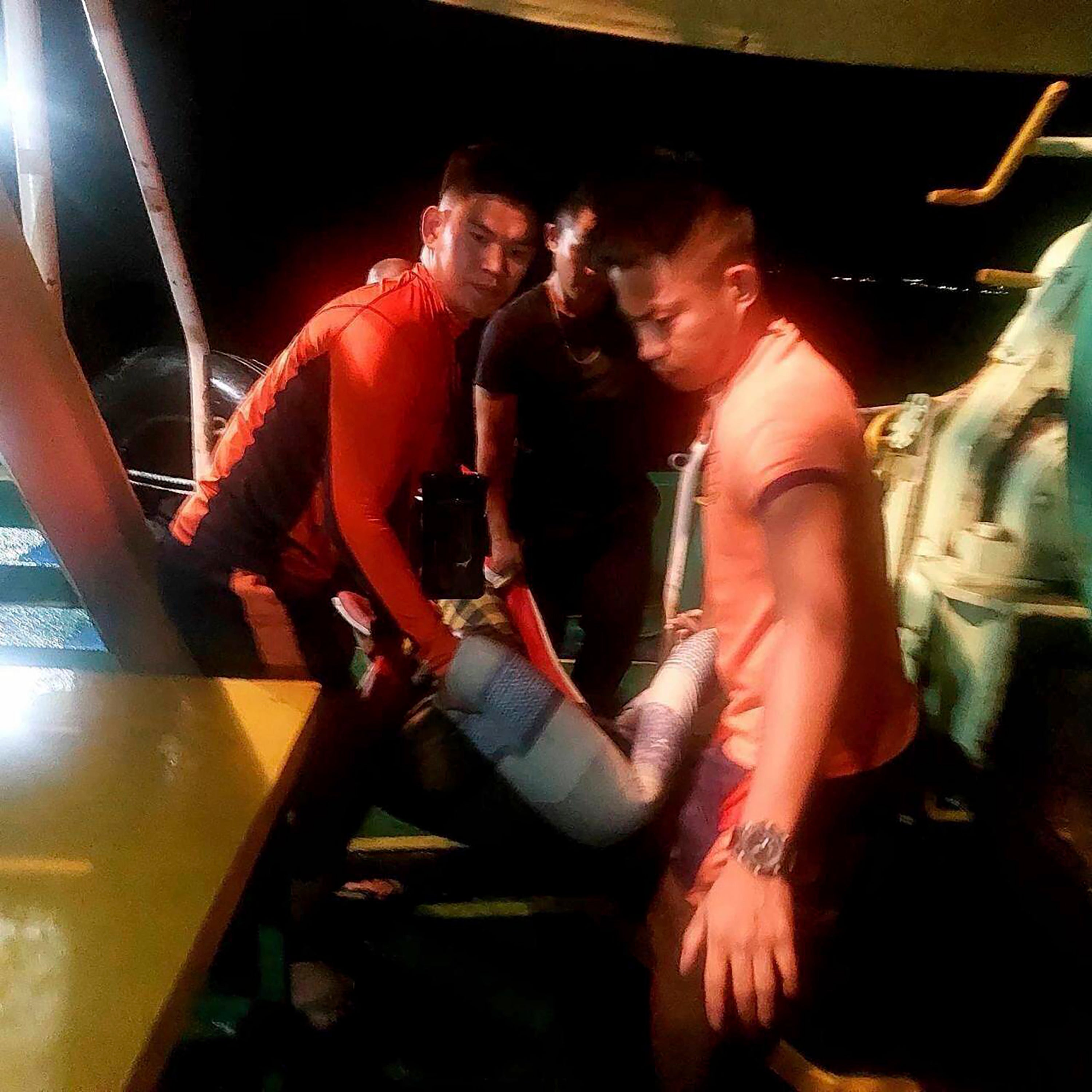 Philippines Fishing Boat Fire