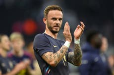 James Maddison cut from England Euro 2024 squad in latest shock