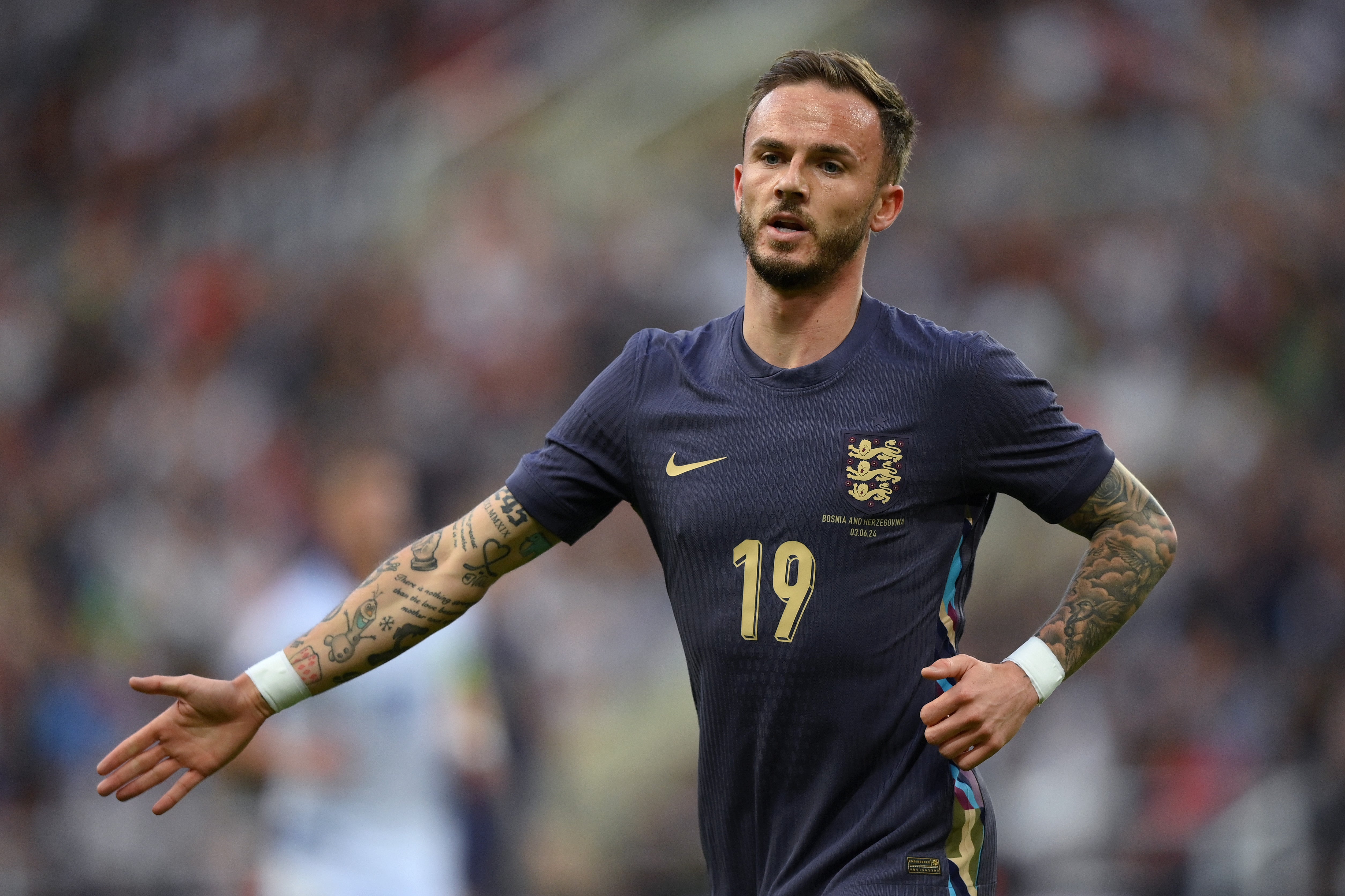 James Maddison has been cut from England’s final squad