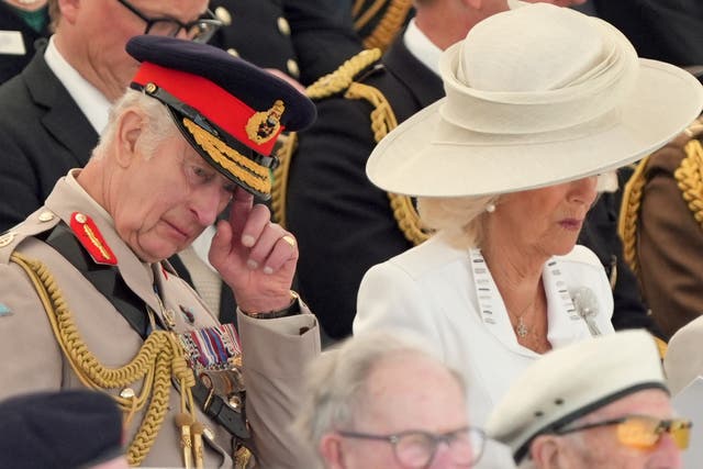 <p>King Charles and Queen Camilla attend the 80th anniversary commemorations of the D-Day landings</p>