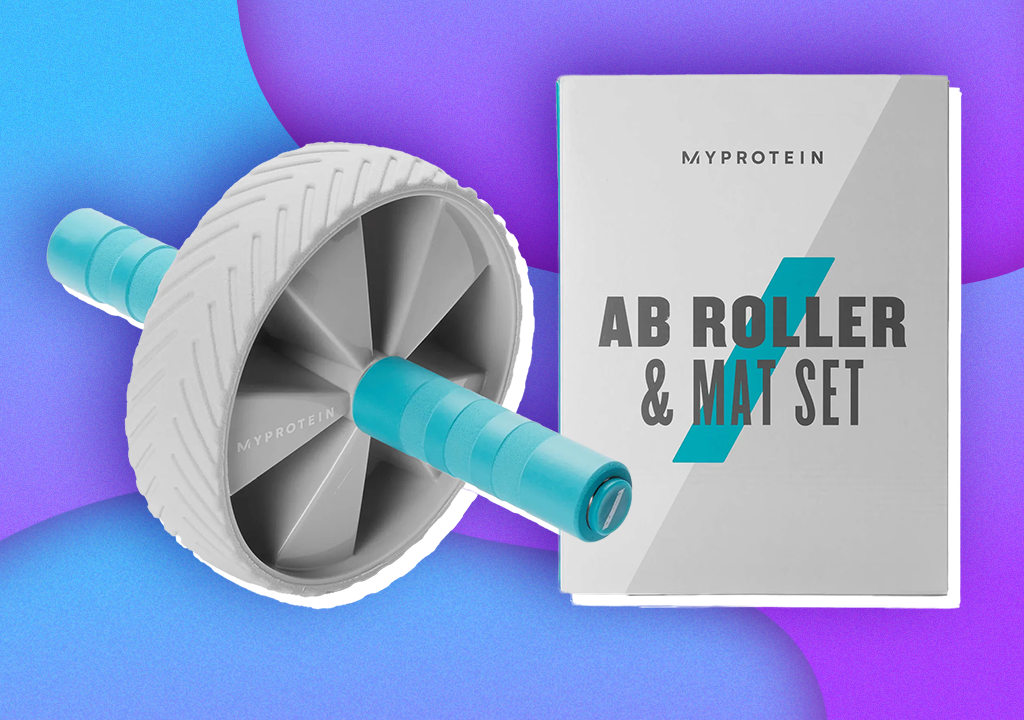 The half-price ab roller also comes with its own mat, so you can roll anywhere there’s a flat surface