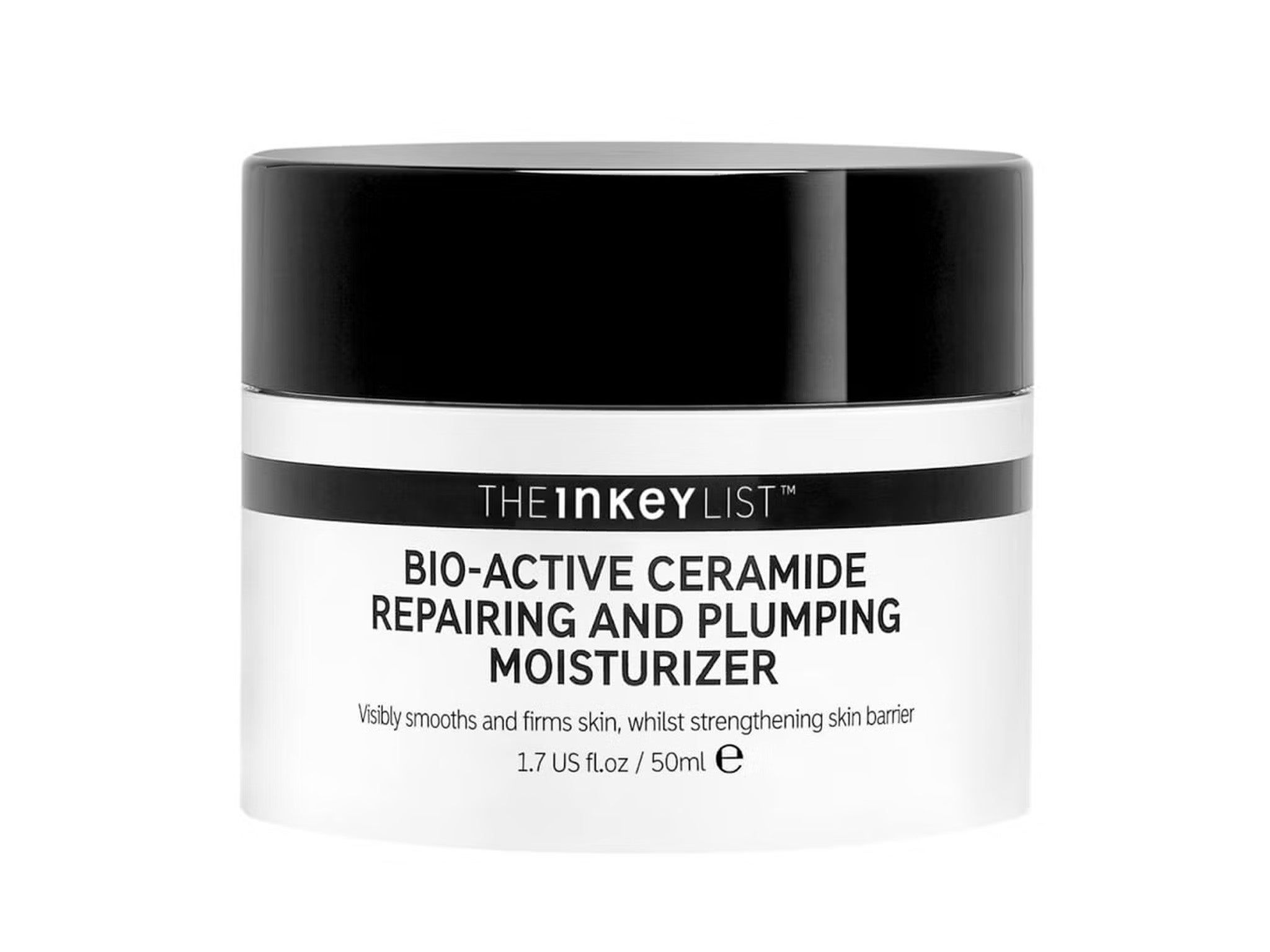 Best anti-ageing day cream The Inkey List bio-active ceramide repairing and plumping moisturiser