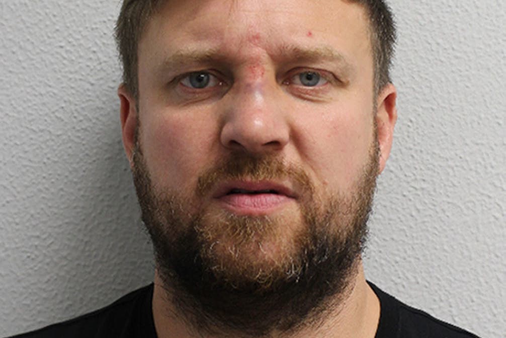 Law pictured with a bruised nose (Crown Prosecution Service/PA)