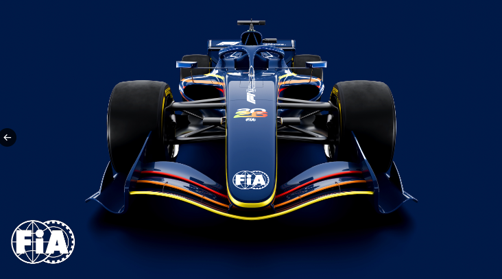 A front-on image of the 2026 F1 car