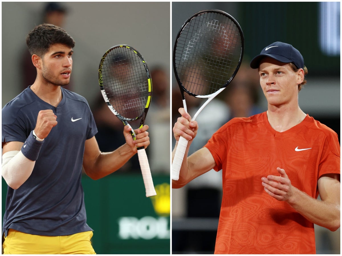 Alcaraz Cruises Past Tsitsipas Sets Up French Open Semifinal Showdown