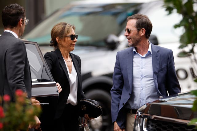 <p>Hallie Biden arrives at federal court in Wilmington, Delaware to testify in her brother-in-law, and ex-boyfriend, Hunter Biden’s trial </p>