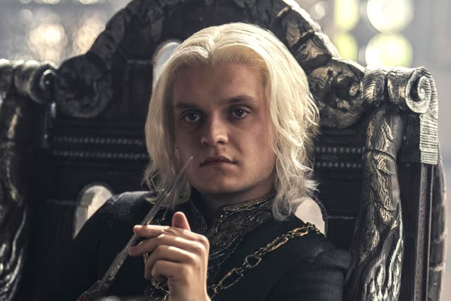 <p>King shaming: Tom Glynn-Carney in ‘House of the Dragon'</p>