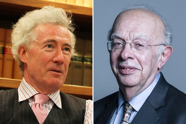 <p>Lord Sumption (left) and Lord Collins have quit Hong Kong’s Court of Final Appeal </p>