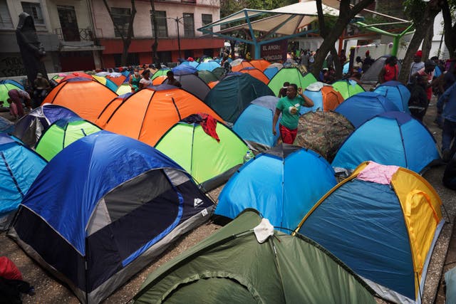 Mexico Migrant Camp